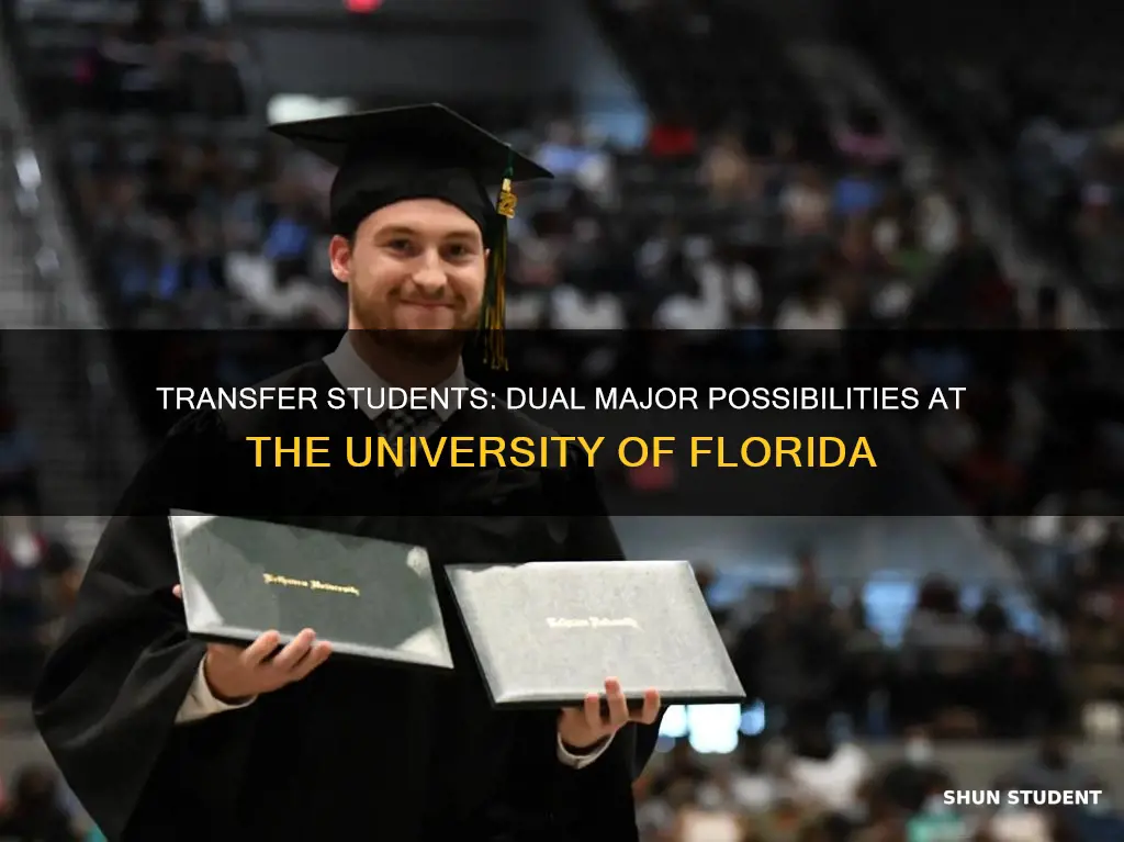 can transfer students do a dual major university of florida