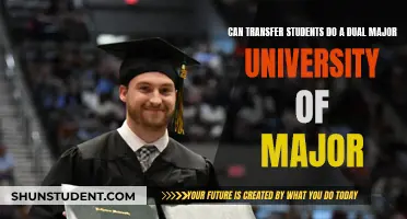 Transfer Students: Double Majors at University