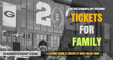 UGA Students: Discount Tickets for Family Members Available?