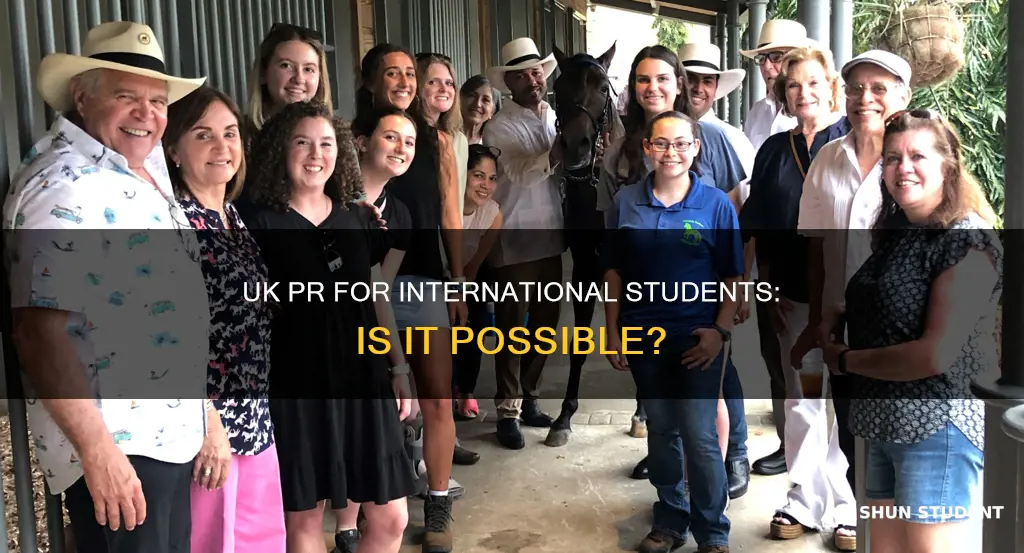 can uk give pr to international students