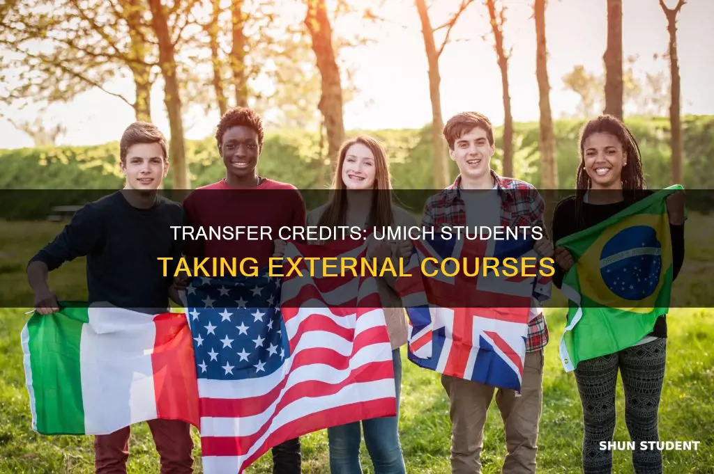 can umich students take courses in other universities