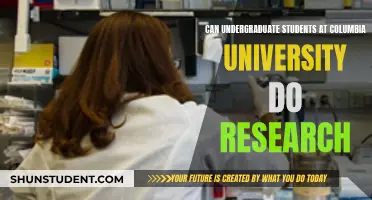 Research Opportunities for Undergraduates at Columbia University