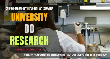 Research Opportunities for Columbia Undergraduates
