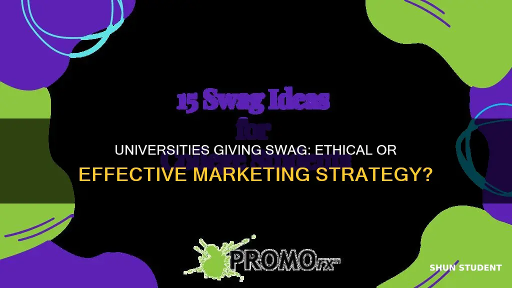 can universities give swag to prospective students