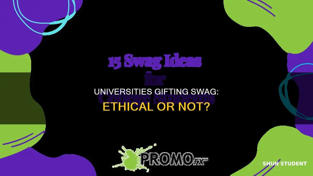 can universities give swag to prospective students