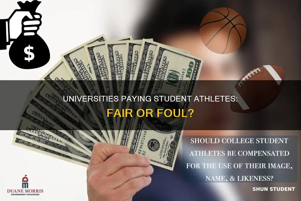 can universities pay student athletes