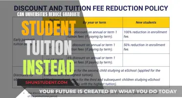Universities: Reduce Tuition for Graduate Students