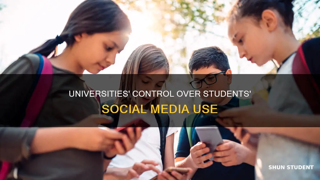 can universities regulate student social media