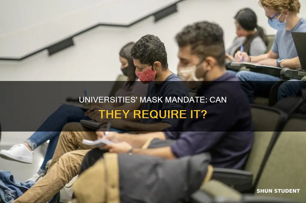 can universities require students to wear masks