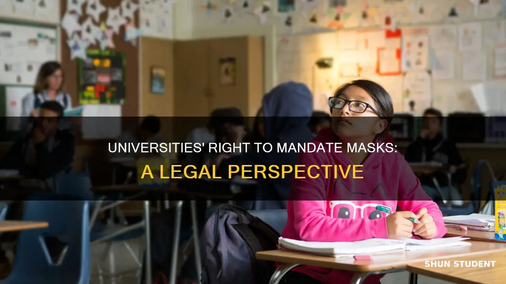 can universities require students to wear masks