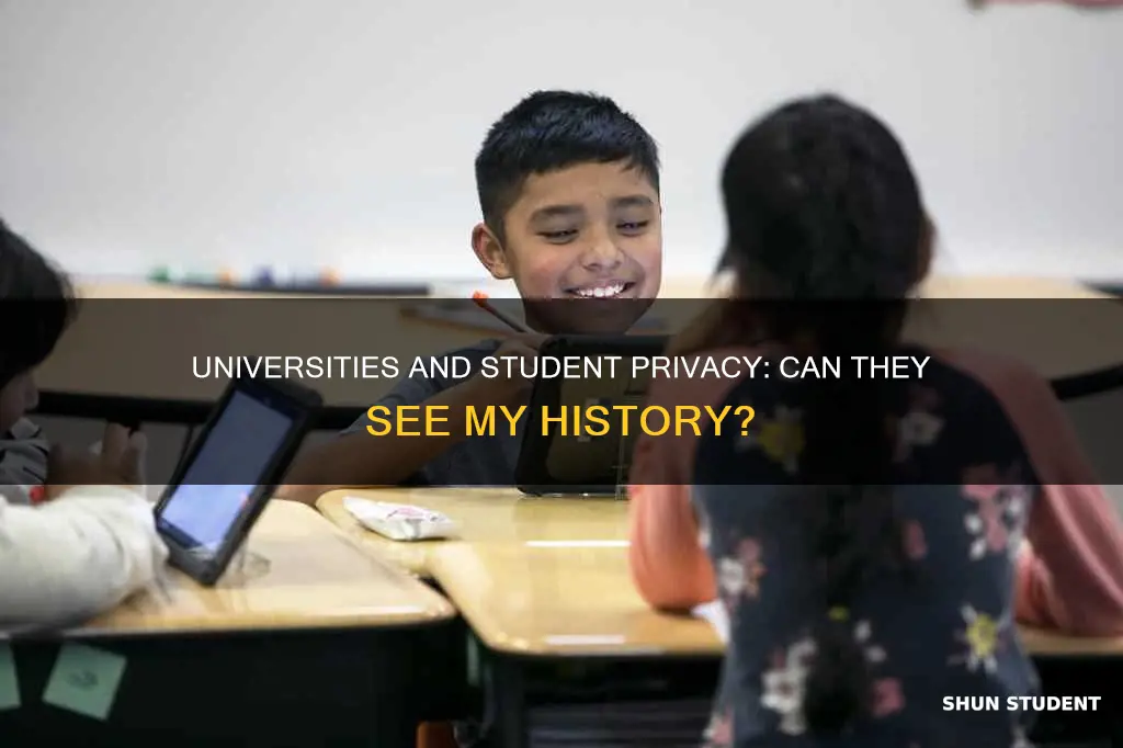 can universities see a student