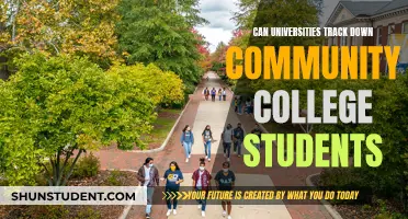 How Universities Track Community College Students