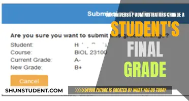 University Administrators: The Power to Alter Student Grades?