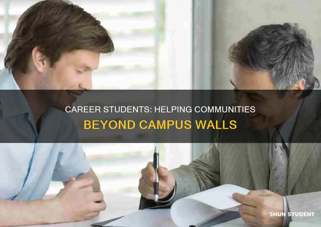 can university career students help non-students