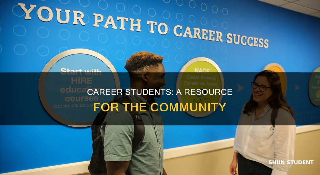 can university career students help non-students