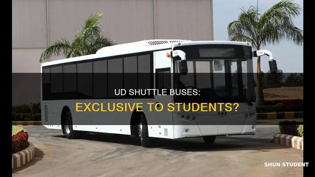 can university delaware shuttle busses be used by non students