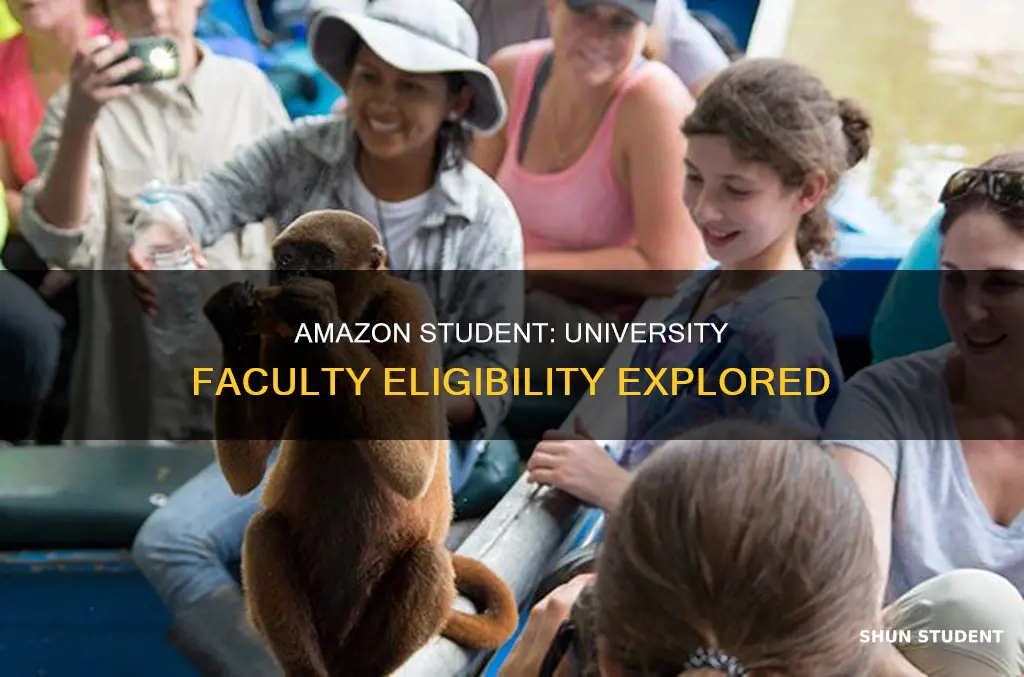 can university faculty sign up for amazon student