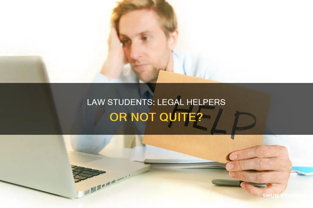 can university law students help with legal issues