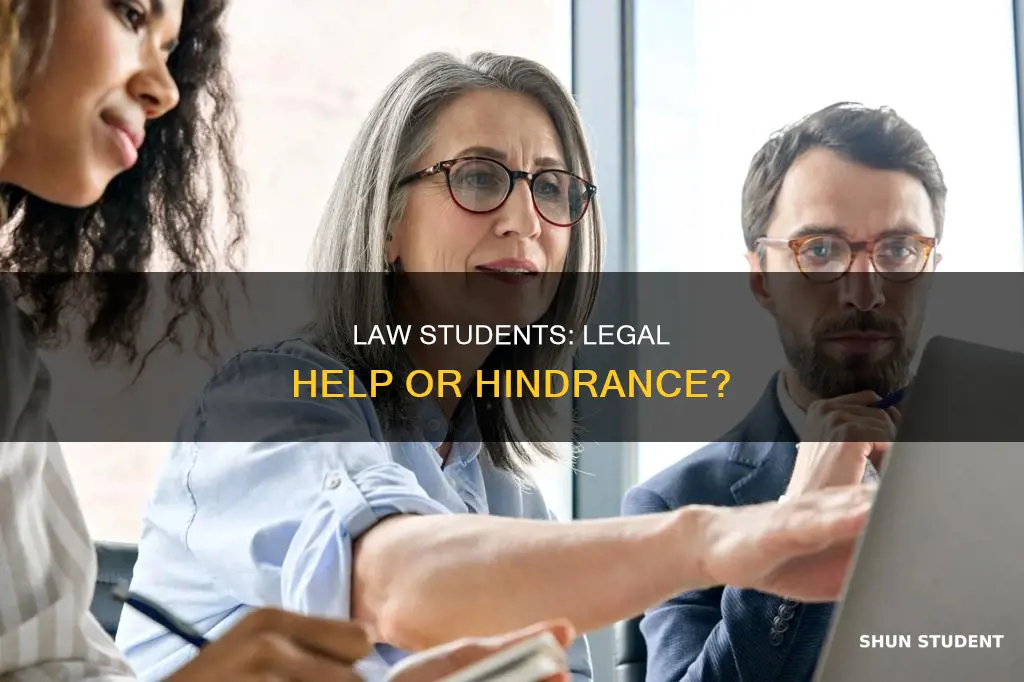 can university law students help with legal issues