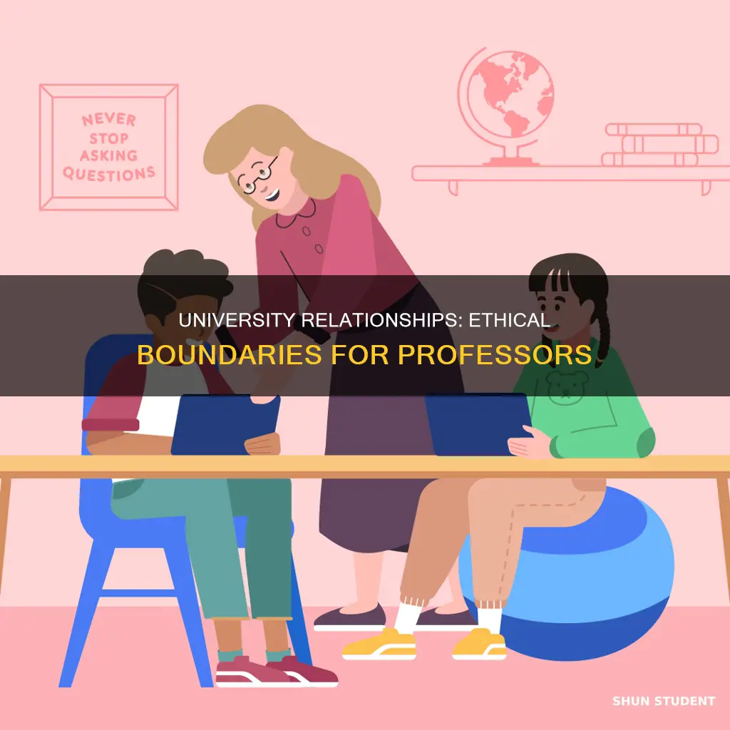 can university lecturers have relationships with students