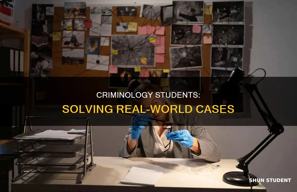 can university of cincinnati criminology students help solve cases