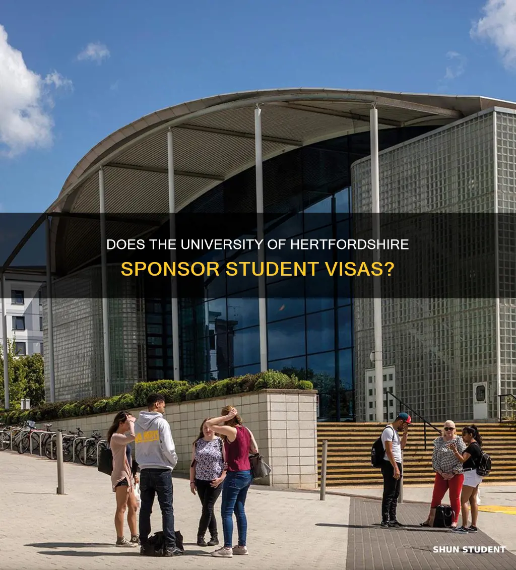 can university of hertfordshire sponsor student visa