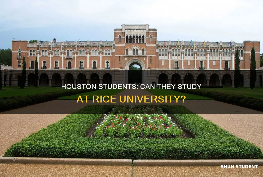 can university of houston students study in rice