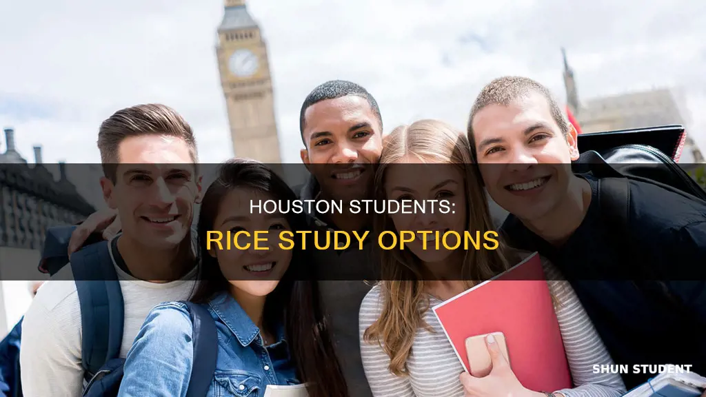 can university of houston students study in rice