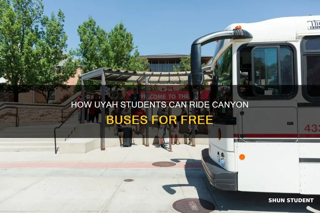 can university of uyah students ride canyon buses free