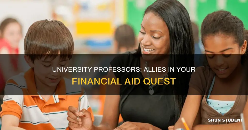 can university professors help students in financial aid