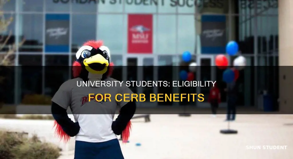 can university student apply for cerb