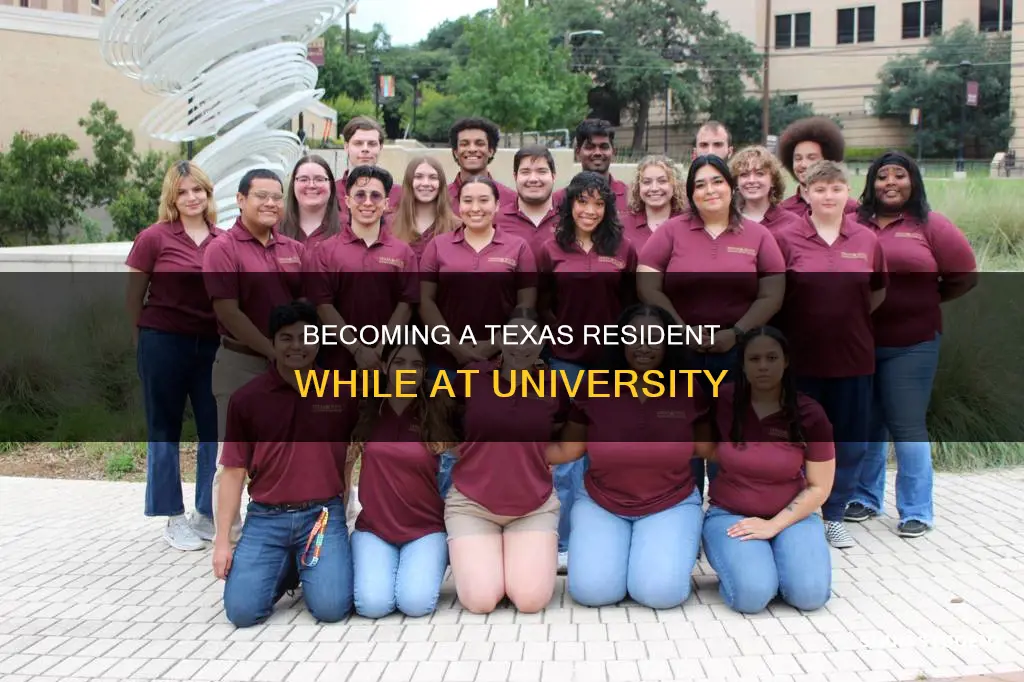 can university students at university of texas become residents