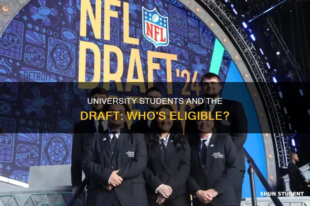 can university students be drafted