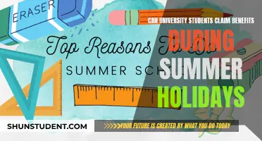 University Students: Claim Benefits During Summer Holidays?