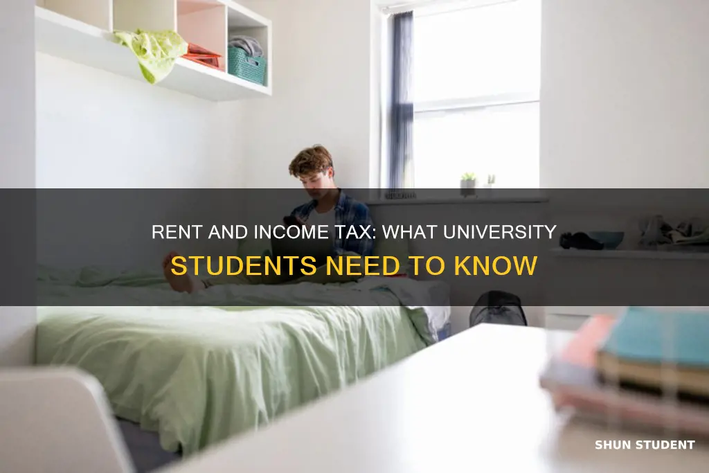 can university students claim rent on income tax