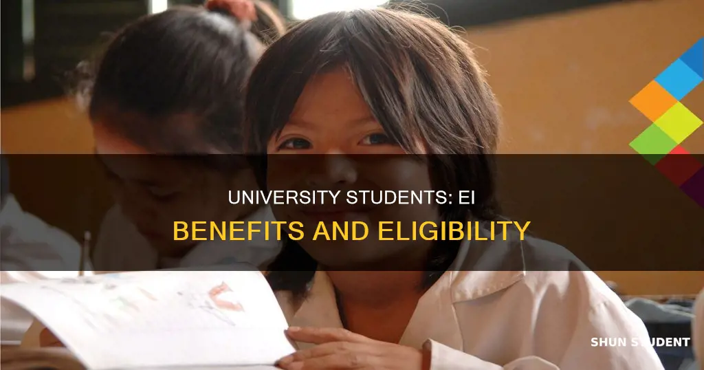 can university students collect ei