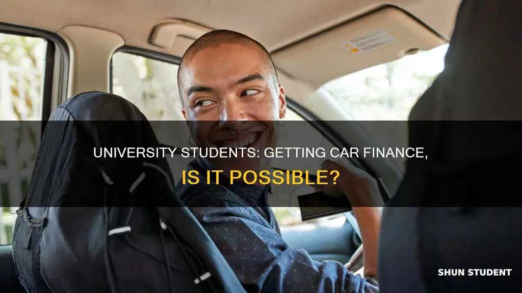 can university students get car finance