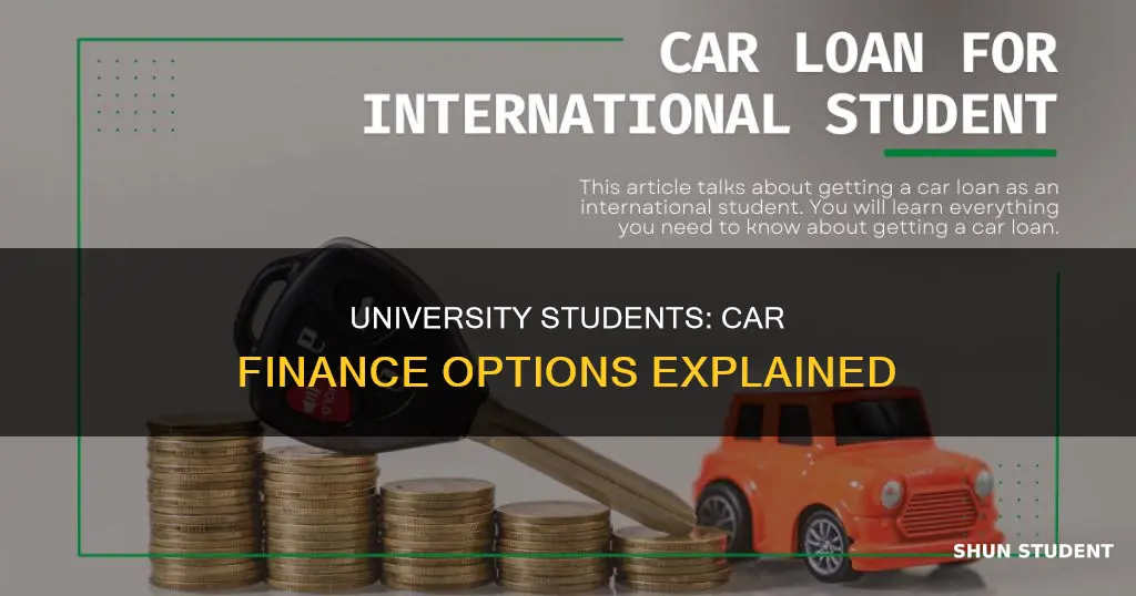 can university students get car finance