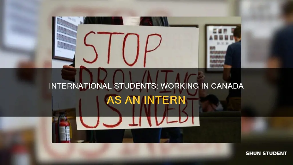 can us international student intern in canada