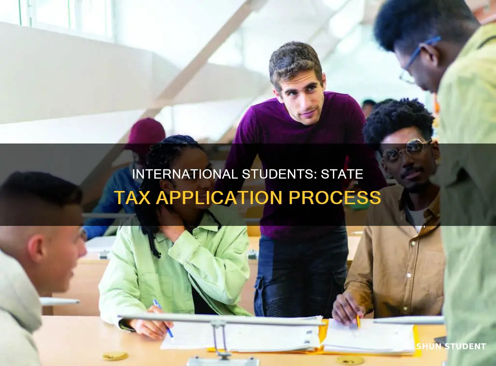 can us international students apply for state tax