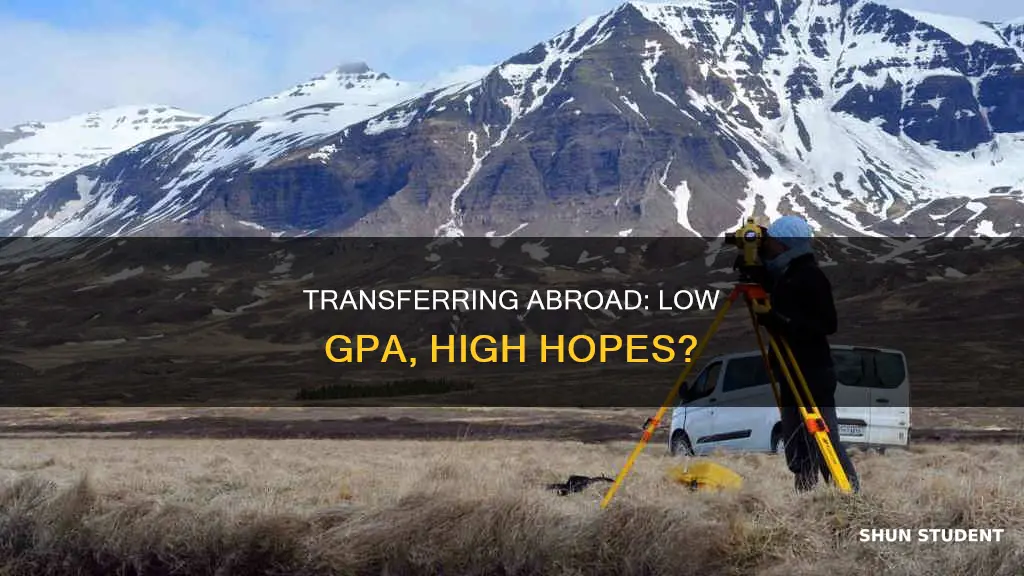 can us students transfer to international college with low gpa