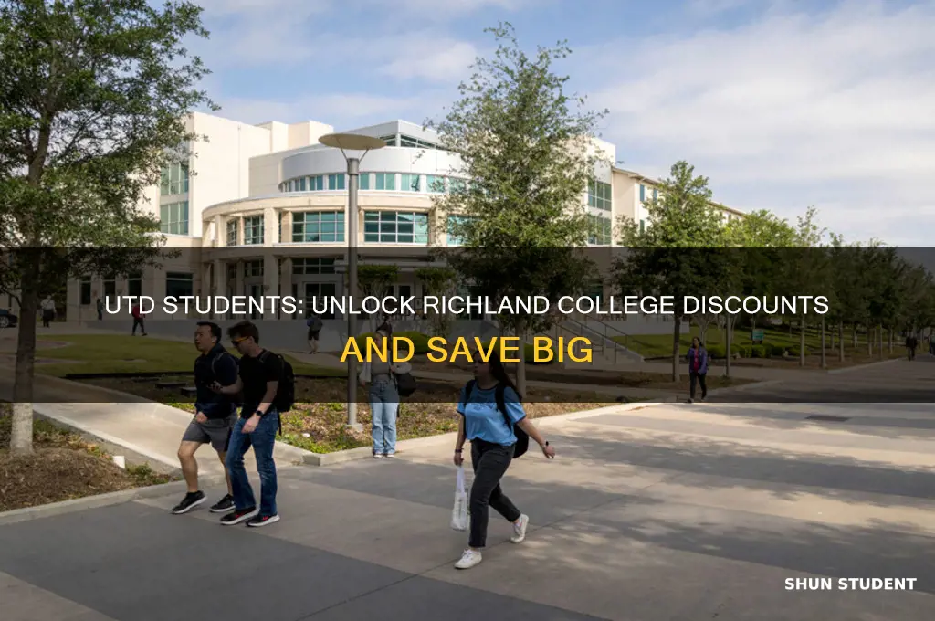 can utd students get richland college discounts