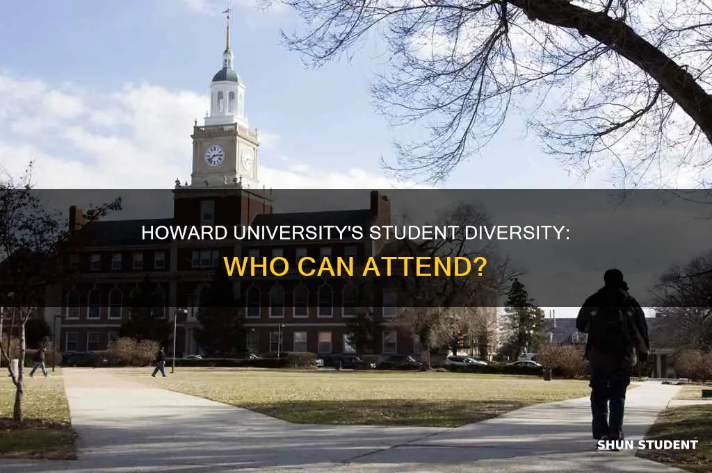 can white students attend howard university