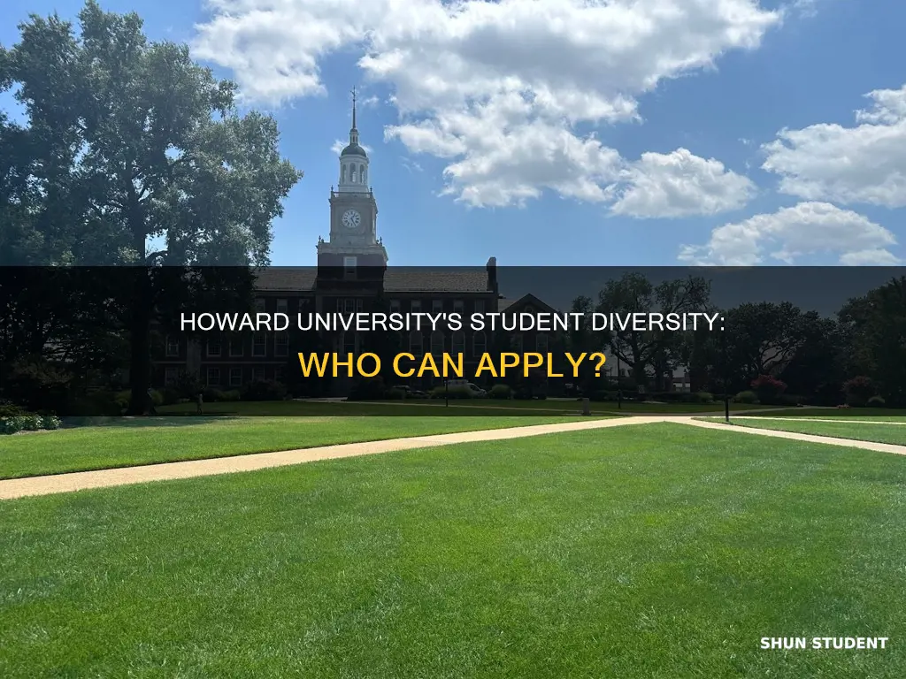 can white students go to howard university