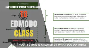 How to Add a Student Teacher Account to Your Edmodo Class