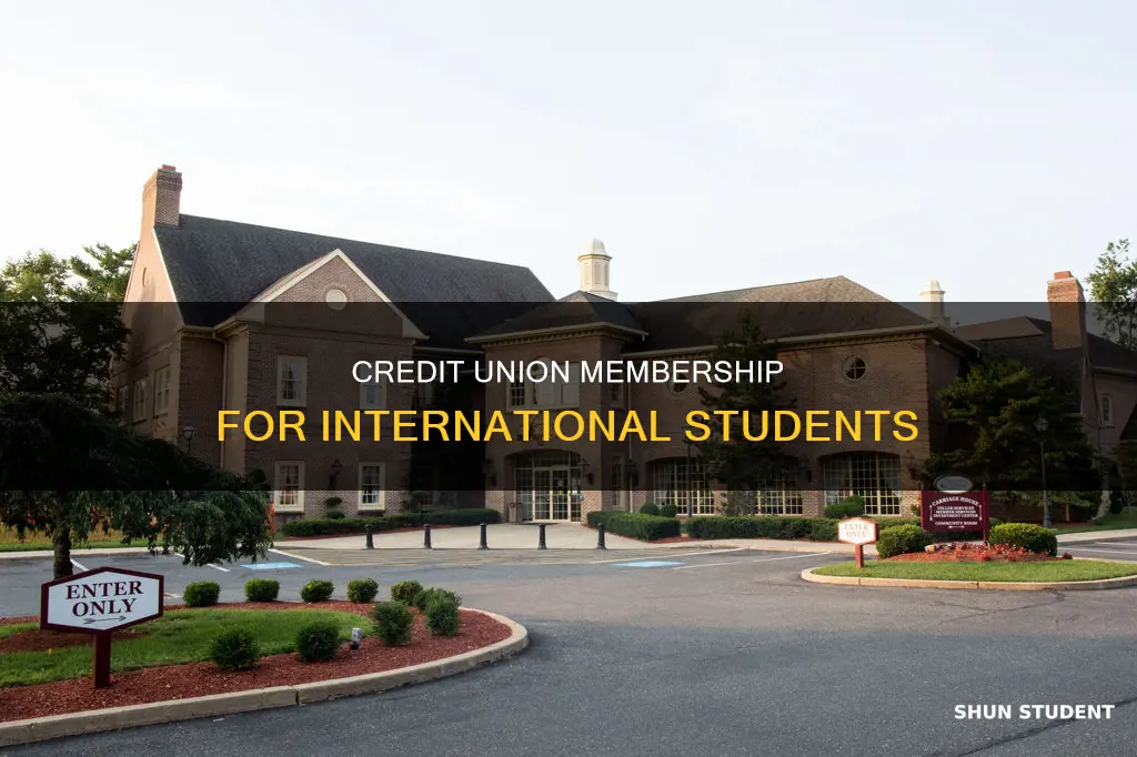 can you apply to a credit union in international students