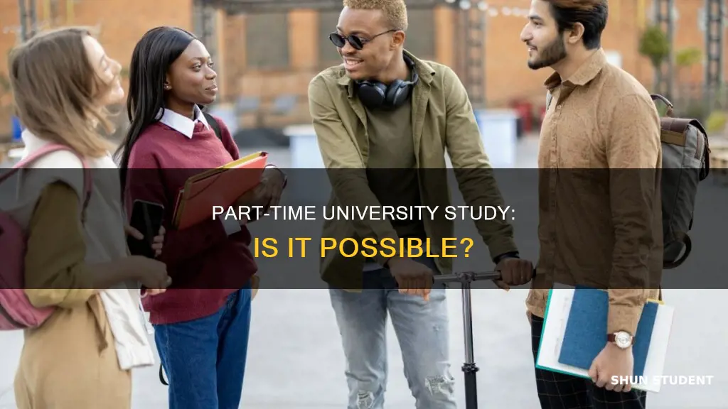 can you be a part time student at a university
