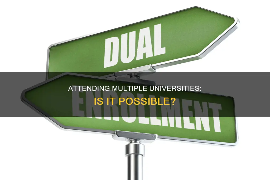 can you be a student at two universities