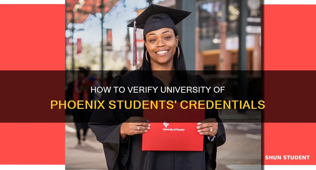 can you check university of phoenix students
