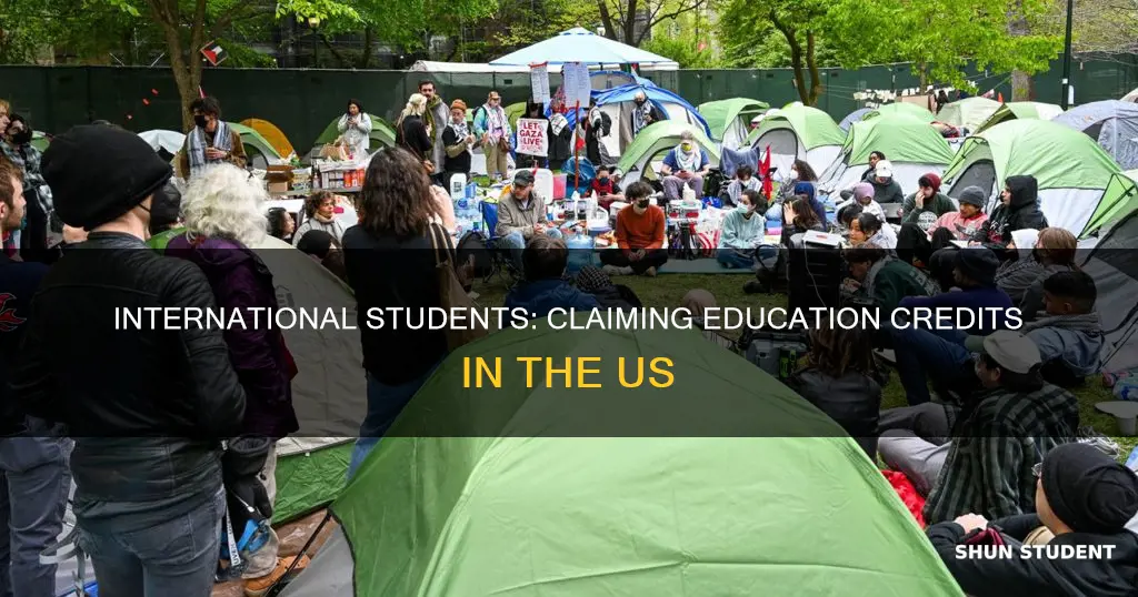 can you claim education credit as an international student